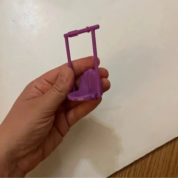 Polly Pocket Roller Coaster Resort Replacement Swing Purple - Picture 5 of 5